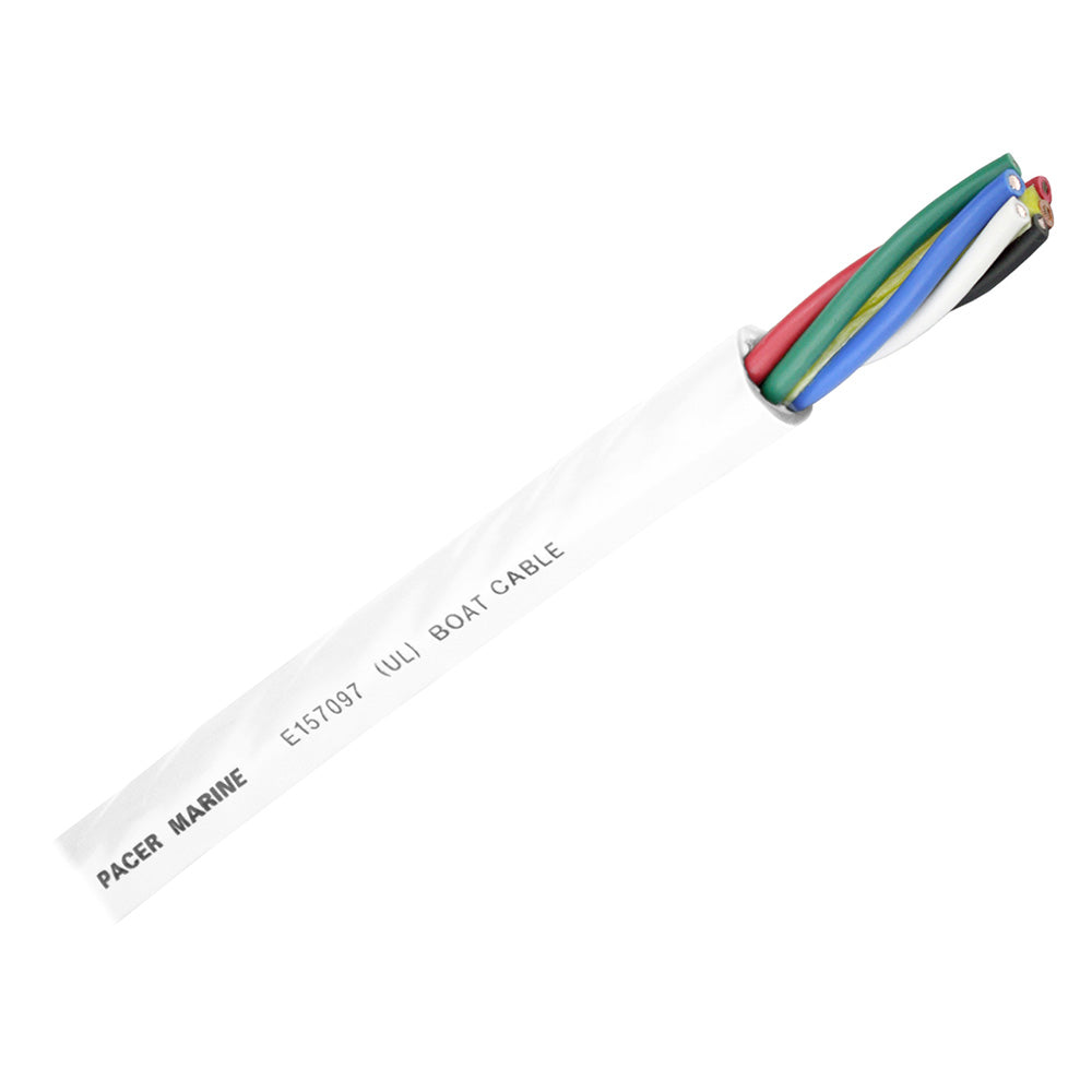 Pacer Round 6 Conductor Cable - 250&#39; - 14/6 AWG - Black, Brown, Red, Green, Blue &amp; White
