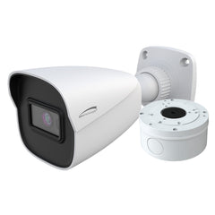 Speco 4MP H.265 AI Bullet IP IR Camera - 2.8mm Lens &amp; Junction Box