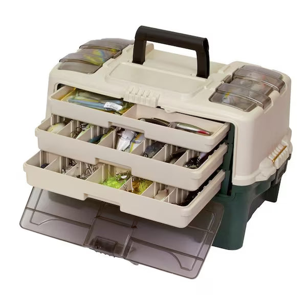 Plano Hybrid Hip 3-Tray Tackle Box - Forest Green